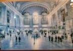 ✅Apart Glazen schilderij 90x60 cm Grand Central Station New, Ophalen, 50 tot 75 cm, Zo goed als nieuw, Schilderij