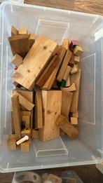 Houten blokken, Kinderen en Baby's, Speelgoed | Houten speelgoed, Ophalen, Zo goed als nieuw
