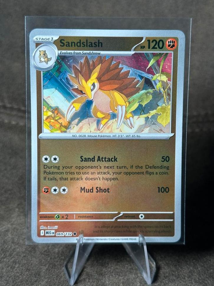 Sandslash [Reverse Holo] #69 069/132 (Pokemon Mega Evolution, Hobby en Vrije tijd, Verzamelkaartspellen | Pokémon, Zo goed als nieuw