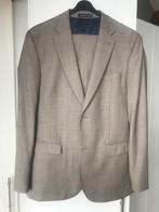 heren pak kostuum beige maat 50 en overhemd wit maat L, Ophalen of Verzenden, Zo goed als nieuw, Maat 46/48 (XL) of groter, Beige