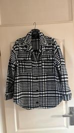 Dames overjasje zwart/wit M/L, Kleding | Dames, Jassen | Winter, Ophalen of Verzenden, Zo goed als nieuw, Maat 42/44 (L), Zwart