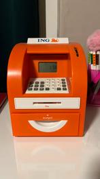 Kinder spaarkassa ING, Verzamelen, Spaarpotten, Ophalen of Verzenden, Gebruikt, Metaal of Blik, Overige thema's