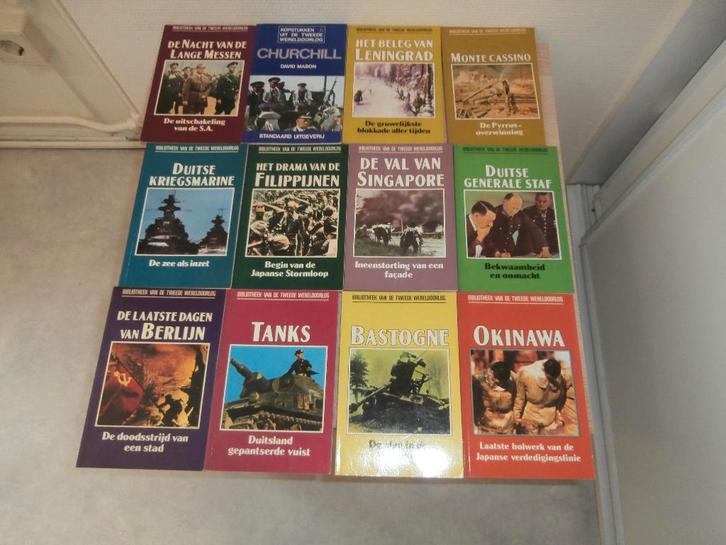 Bibliotheek van de Tweede Wereldorlog., Boeken, Oorlog en Militair, Gelezen, Tweede Wereldoorlog, Ophalen of Verzenden