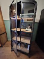Vitrinekast metaal, Huis en Inrichting, Ophalen, 50 tot 100 cm, Glas, 25 tot 50 cm