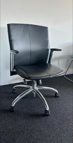 Lederen bureau/ vergaderstoel, Ophalen, Gebruikt, Zwart, Bureaustoel