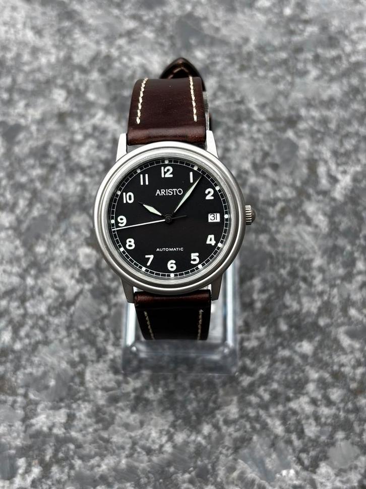 Aristo Dienstuhr automatisch horloge, Sieraden, Tassen en Uiterlijk, Horloges | Heren, Zo goed als nieuw, Overige merken, Ophalen of Verzenden