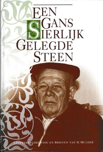 H.MULDER - EEN GANS SIERLIJK GELEGDE STEEN beschikbaar voor biedingen