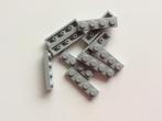 Lego 10 plaatjes 1x4 licht grijs, Ophalen of Verzenden, Nieuw, Losse stenen, Lego