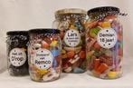 Snoeppot met naam! Elke naam mogelijk!, Ophalen of Verzenden, Nieuw, Glas, Pot, Bus of Blik
