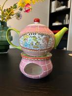 Blond Amsterdam | “Even bijkletsen” | Theepot met Warmhouder, Huis en Inrichting, Keuken | Servies, Ophalen, Blond Amsterdam, Overige typen