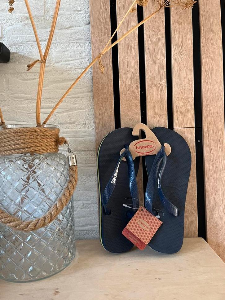 37 38 Flipflops Brasil Logo havaianas nieuw navy blue, Kinderen en Baby's, Kinderkleding | Schoenen en Sokken, Nieuw, Overige typen