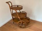 Antiek houten thee tea trolley, Ophalen