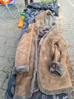 Leren jas met capuchon, Kleding | Dames, Bruin, Maat 42/44 (L), Ophalen of Verzenden, Onbekend