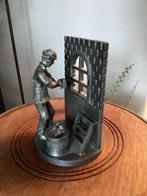 Mooi tinnen beeldje van beroep metselaar, Pewter, Ophalen of Verzenden