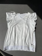Steps voile dubbellaags topje, maat XS, Kleding | Dames, Tops, Verzenden, Wit, Zo goed als nieuw, Korte mouw
