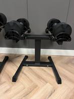 Verstelbare/adjustable (Nüobell) dumbells 2 - 20 met stand!, Nieuw, Ophalen of Verzenden