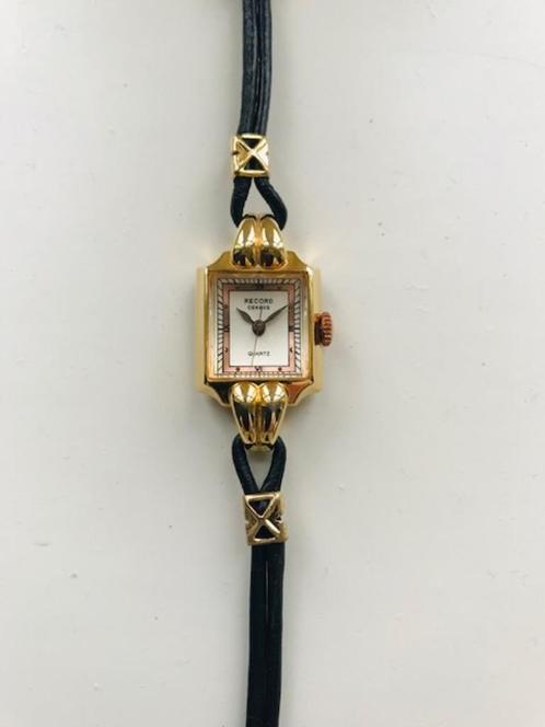 Vintage "Art Deco" horloge, Quartz, Gouddouble, Nieuw., Sieraden, Tassen en Uiterlijk, Horloges | Dames, Nieuw, Polshorloge, Overige merken