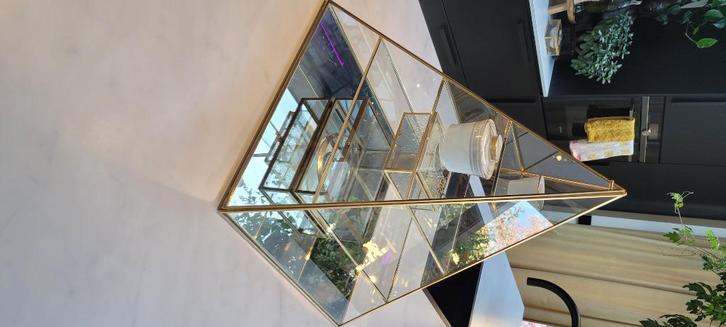 Glazen sieraden display, Huis en Inrichting, Woonaccessoires | Overige, Zo goed als nieuw, Ophalen