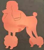 Magneet bord roze poedel (wonderwall), Ophalen, Zo goed als nieuw, Magneetbord