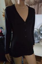 Leuk zwart gebreid vest van Canda maat 38 M, Maat 38/40 (M), Zwart, Ophalen of Verzenden, Gedragen