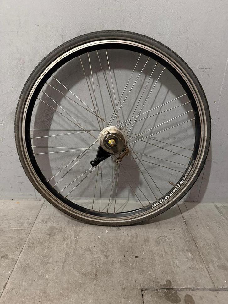 achterwiel 28 inch met 3 naafversnellingen, Fietsen en Brommers, Fietsonderdelen, Gebruikt, Algemeen, Wiel, Ophalen of Verzenden