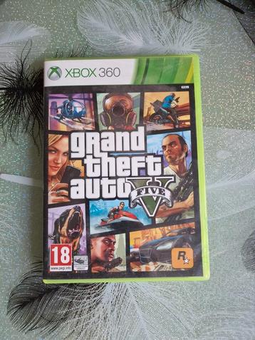 GTA V Xbox 360 Game + originele map beschikbaar voor biedingen