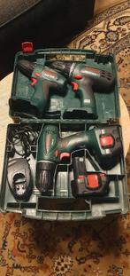 Bosch/Makita incl accus en laders, Doe-het-zelf en Verbouw, Gereedschap | Boormachines, Ophalen of Verzenden, Zo goed als nieuw