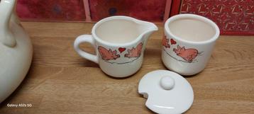 Te koop : setje melk en suiker kannetjes  beschikbaar voor biedingen