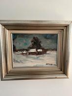 Winterlandschap Alfons Vermeir, Antiek en Kunst, Kunst | Schilderijen | Klassiek, Verzenden