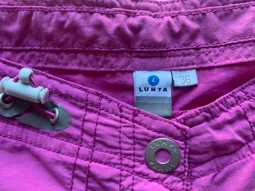 Luhta capri wandel/sportbroek mt36 Quickdry, Kleding | Dames, Sportkleding, Zo goed als nieuw, Maat 36 (S), Blauw, Ophalen of Verzenden