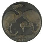 PENNING VPK 1930 Tjipke Visser : Natura Artis Magistra, Postzegels en Munten, Penningen en Medailles, Verzenden, Brons, Nederland