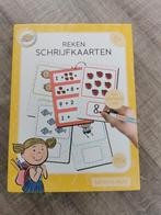 Reken schrijfkaarten met stift en wisser, Kinderen en Baby's, Speelgoed | Educatief en Creatief, Ophalen of Verzenden, Gebruikt