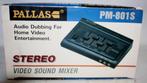 Pallas video sound mixer sound mixer, Muziek en Instrumenten, Mengpanelen, Gebruikt, Pallas, Pallas, 5 tot 10 kanalen