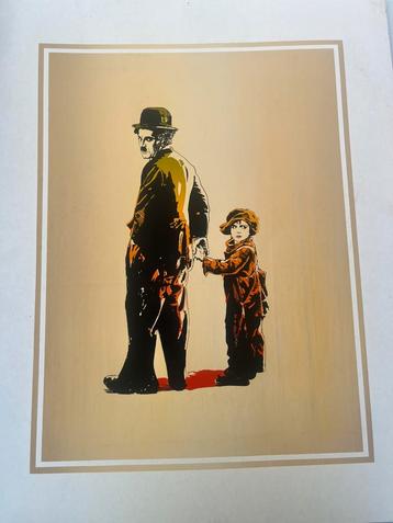 Foto/ poster Charlie Chaplin uit de film The Kid beschikbaar voor biedingen