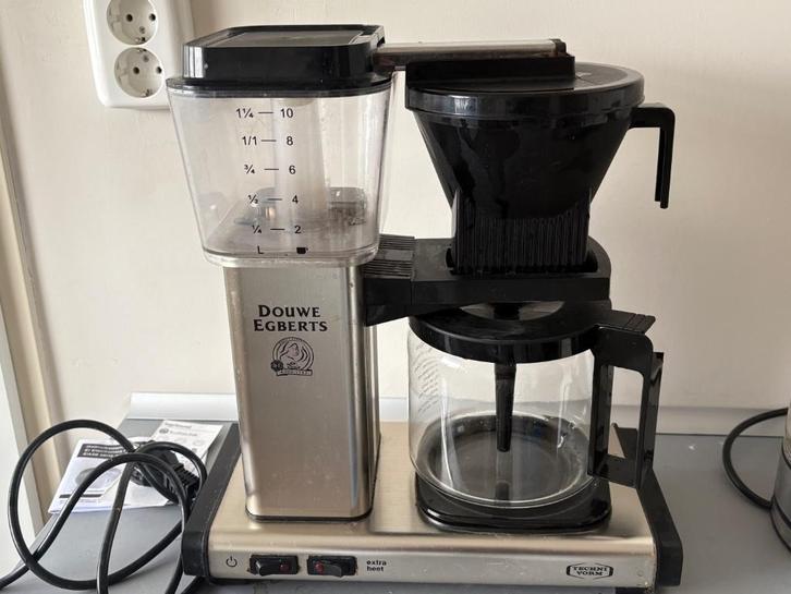 Moccamaster koffiezetapparaat, Witgoed en Apparatuur, Koffiezetapparaten, Gebruikt, Gemalen koffie, Koffiemachine, 10 kopjes of meer