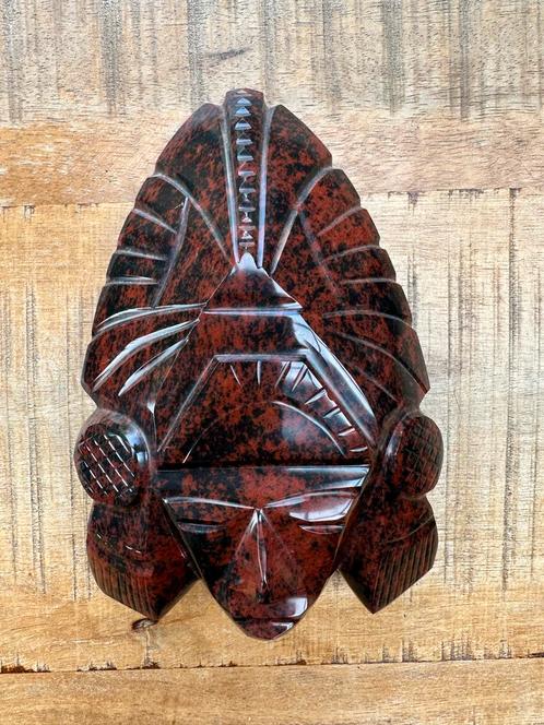 Obsidiaan Azteken Beeld, Antiek en Kunst, Kunst | Beelden en Houtsnijwerken, Ophalen of Verzenden