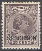 Nederland NVPH nr 42 ongebruikt Opdruk SPECIMEN 1891, Postzegels en Munten, Postzegels | Nederland, Ophalen of Verzenden, T/m 1940