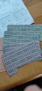 Benzinebonnen (1973), uitgegeven tijdens oliecrisis, Ophalen of Verzenden, Frame of Mal