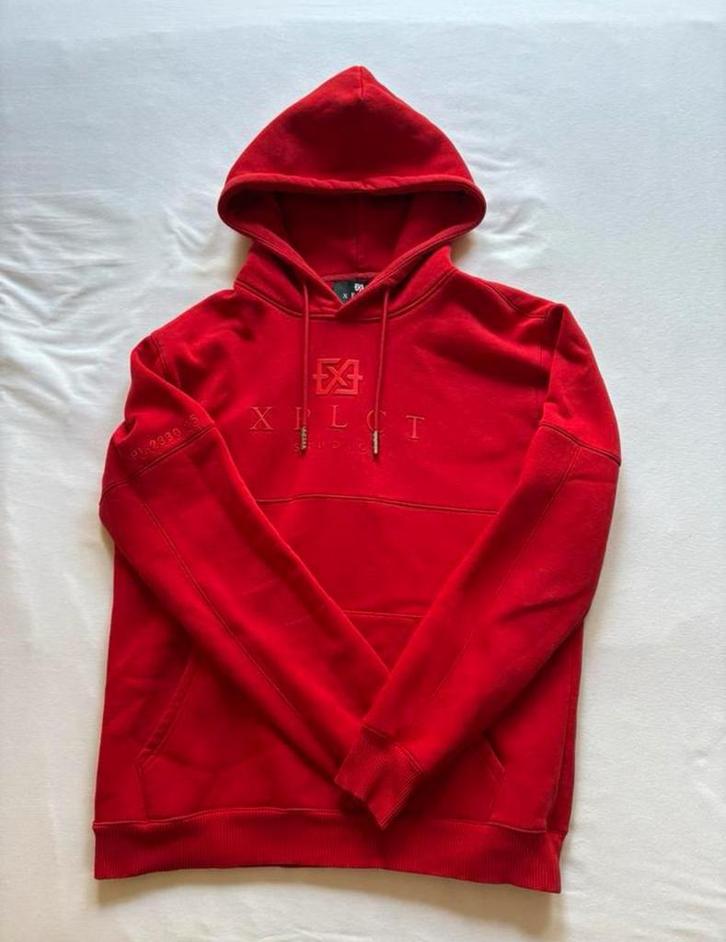 XPLCT Studios hoodie, Kleding | Heren, Truien en Vesten, Zo goed als nieuw, Maat 48/50 (M), Rood, Ophalen of Verzenden