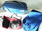 Klm World Business class tasje blauw logo sticker, Verzenden, Gebruikt, Verpakking