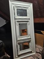 Brocante spiegel met 3 spiegeltjes, Minder dan 50 cm, Gebruikt, Ophalen of Verzenden, Minder dan 100 cm
