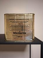 Vintage Victoria Noodbiscuits Blik - November 1961, Ophalen of Verzenden, Gebruikt, Koek(jes), Overige merken