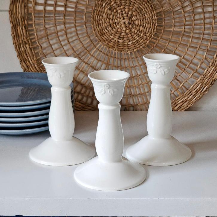 *KERST* Villeroy & Boch Fiori Weiss kandelaar | per stuk, Huis en Inrichting, Keuken | Servies, Zo goed als nieuw, Overige typen