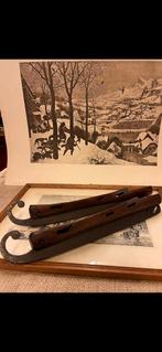 Antieke houten schaatsen, Ophalen of Verzenden