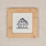 Ets Blaakse bos, kubuswoningen, Rotterdam 10x10 cm, Huis en Inrichting, Minder dan 50 cm, Oorspronkelijke maker, Nieuw, Ophalen of Verzenden