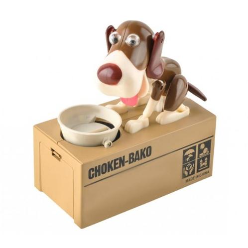 Honden spaarpot puppy coinbank bewegend OPRUIMING!, Verzamelen, Spaarpotten, Nieuw, Dier, Kunststof, Ophalen of Verzenden