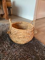 Mooie rieten mand - 28cm, Huis en Inrichting, Ophalen, Mand, Rond, Zo goed als nieuw