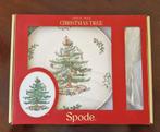 Spode Christmas Tree Taart en serveerschaal met (taart)schep, Diversen, Kerst, Ophalen of Verzenden