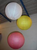 LAMPION FEEST DECORATIE MIX KLEUREN DIA 40 CM 3 STUKS Nieuw, Versiering, -, -, Nieuw