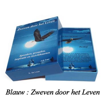 Inzicht, Orakelkaarten Blauw : Zweven door het Leven beschikbaar voor biedingen